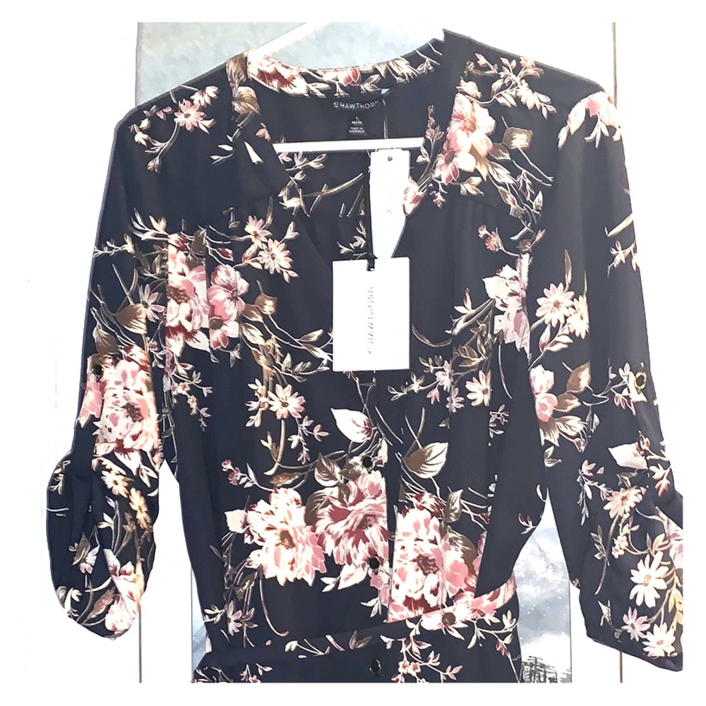 NWT 41 Hawthorn Cristen Shirt Dress.